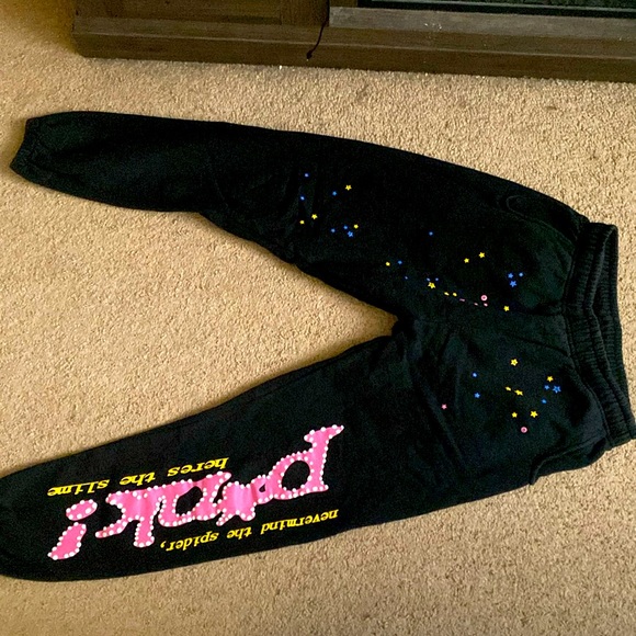 Sp5der P*NK PANTS